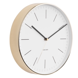 V&aelig;gur i hvid og messing - &Oslash; 27 cm