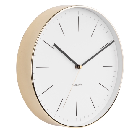 V&aelig;gur i hvid og messing - &Oslash; 27 cm